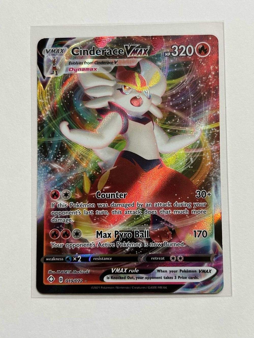 Cinderace VMax Card